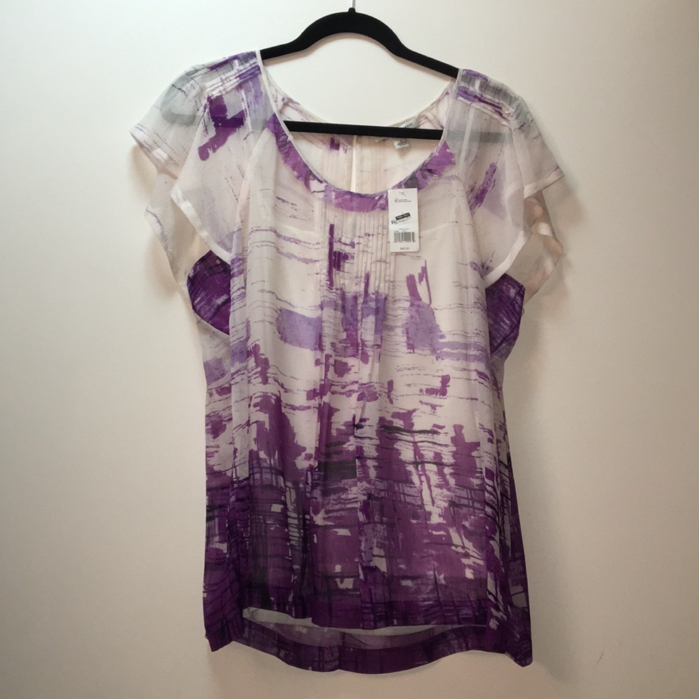 Banana Republic NWT 100% silk blouse & cami